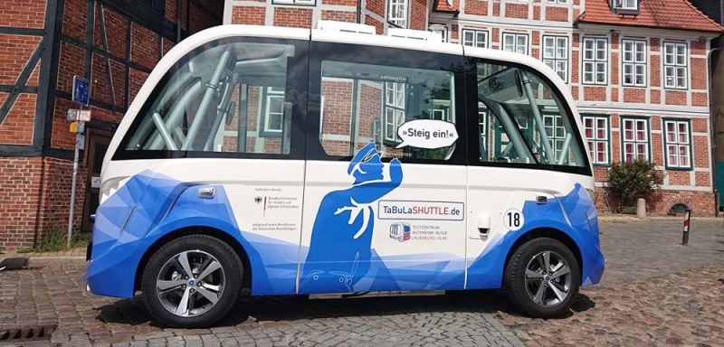 Das TaBuLa-Shuttle | Bildrechte: TUHH